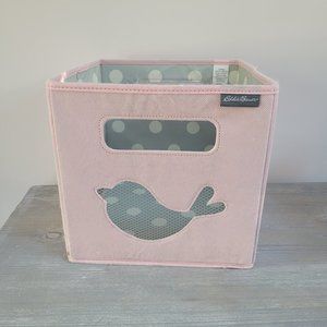 Eddie Bauer Pink Collapsible Baby Storage Bin